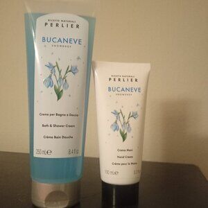 Perlier Snowdrop Bath and Shower Cream/ Hand cream combo BRAND NEW